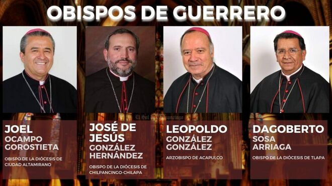 Obispos de Acapulco piden a las autoridades poner un alto al control del crimen organizado en Guerrero.