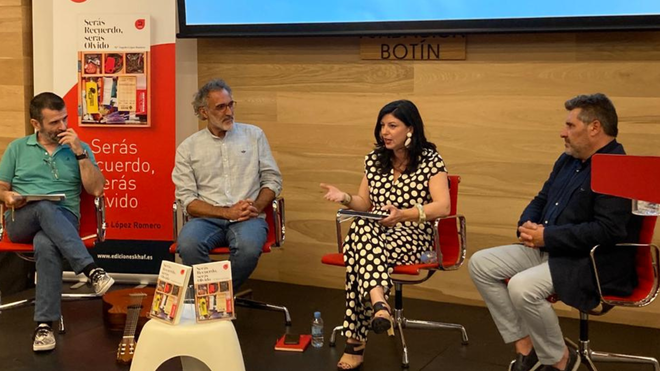Mª Ángeles López Romero durante la presentación en Madrid