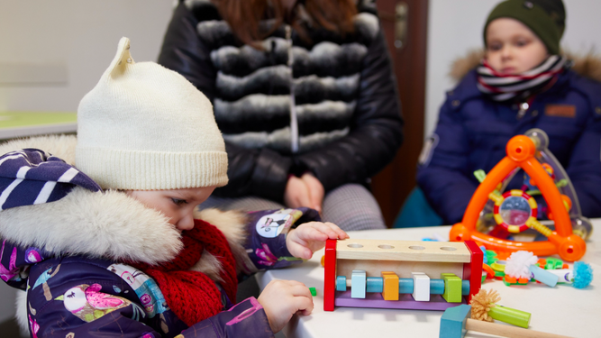 Colaboración de la Fundación ”la Caixa” con UNICEF para atender a la infancia en Ucrania. © Colaboración Fundación ”la Caixa” – UNICEF/Moskaliuk.