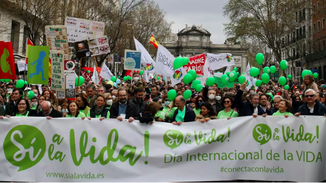 Nueva manifestación contra el aborto el domingo en Madrid