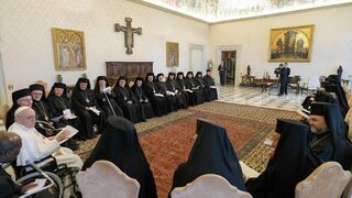 El Papa, con el Sínodo de la Iglesia greco-melquita católica