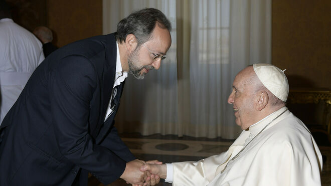 José Carlos Bermejo, con el Papa Francisco