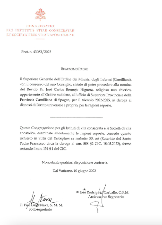 Permiso de la CIVCSVA