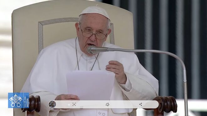 Francisco, durante la audiencia