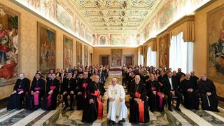Francisco, durante la audiencia