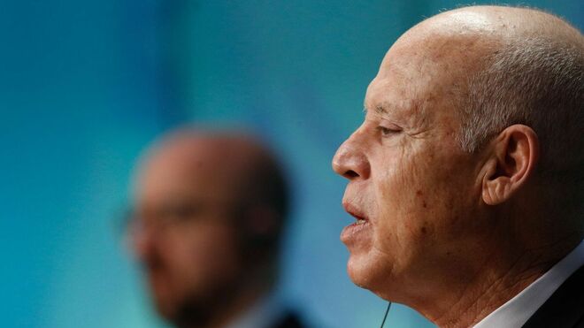 Kais Saied, presidente de Túnez