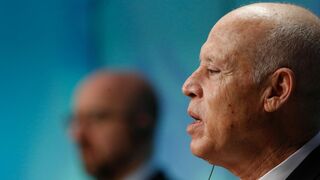 Kais Saied, presidente de Túnez