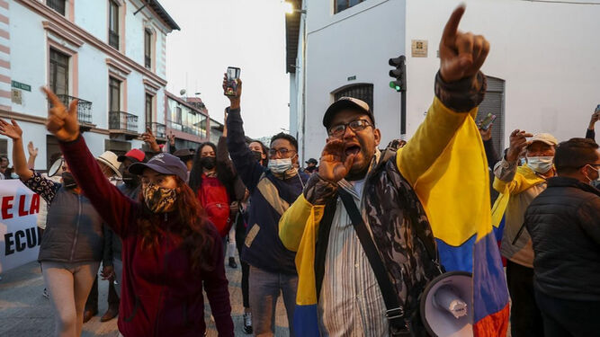 Miles de personas participan en las protestas