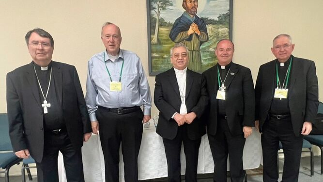 Francisco Moreno Barrón, participa en el Encuentro con Obispos de EUA en pleno
