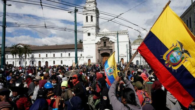Protestas en Ecuador