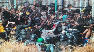 Último salto a la valla de Melilla