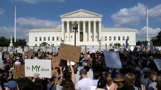 Protestas contra la sentencia del Supremo de EEUU acerca del aborto