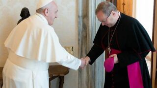 El Papa recibe al presidente de los obispos alemanes en audiencia