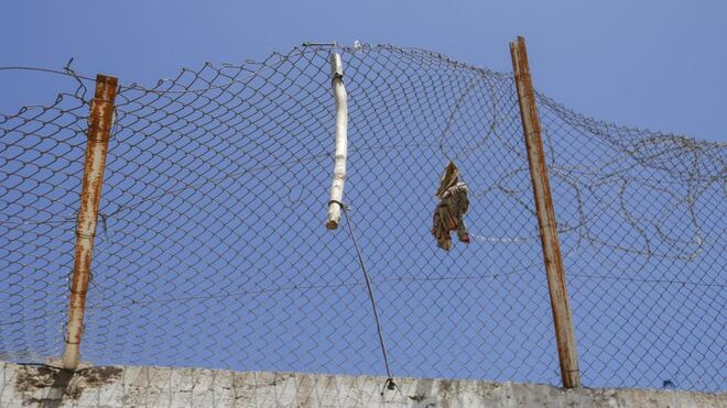 Valla fronteriza con Melilla