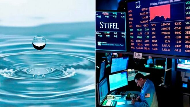 Cotización del agua en la Bolsa