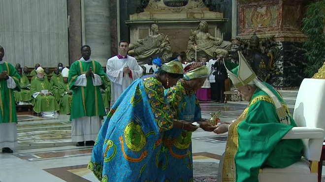 Papa y misa por el Congo