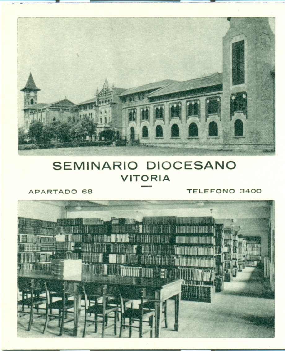 tarjeta postal Seminario Diocesano Vitoria 0008