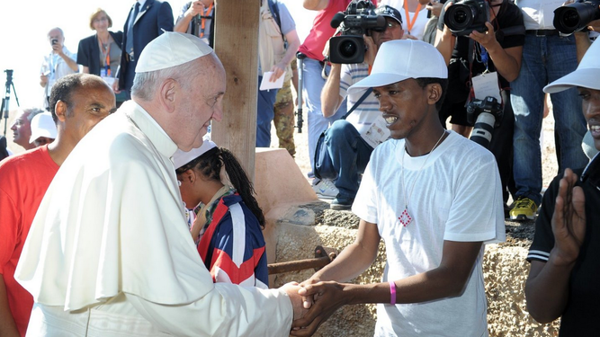 El Papa, en Lampedusa