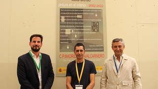 Valerio Rocco, Ikella Alonso y Cristóbal Sánchez Blesa