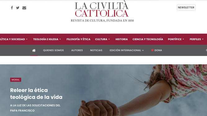 El artículo de Ferrer en la web de La Civiltà Cattolica