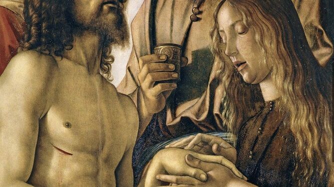Magdalena, con Jesús, de Giovanni Bellini