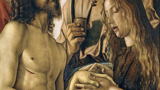 Magdalena, con Jesús, de Giovanni Bellini