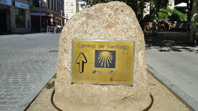 Flecha que señala el Camino