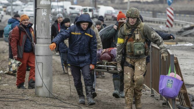 Desplazados por la guerra en Ucrania