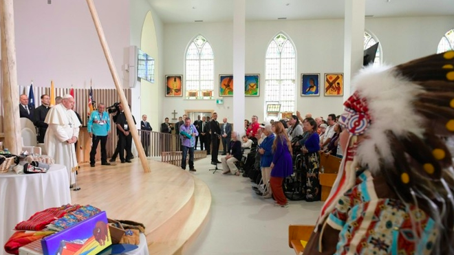 Encuentro del Papa con los pueblos indígenas