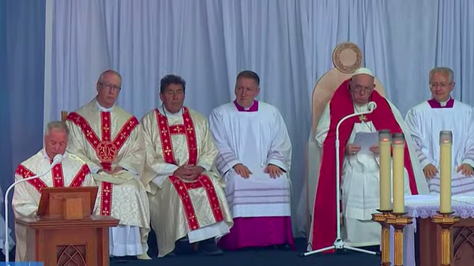 Homilía del Papa en Edmonton
