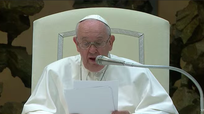 Discurso del Papa en la audiencia