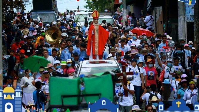 Peregrinación hacia la cuna de San Óscar Romero