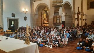 Arturo Ros, durante la catequesis