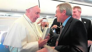 Boo, con el Papa Francisco