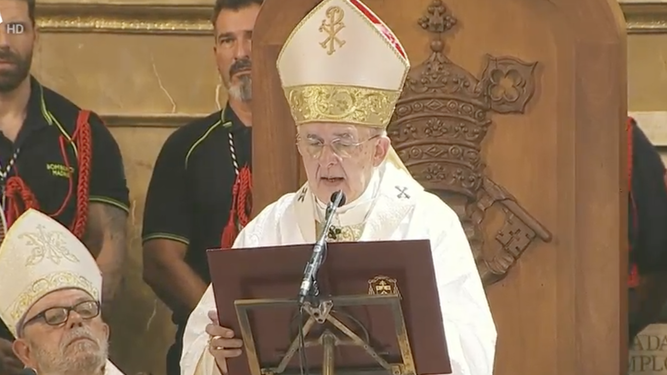 Osoro preside la eucaristía de la Virgen de la Paloma