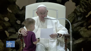 Francisco durante la audiencia