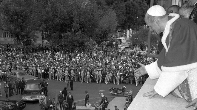 Pablo VI en Bogotá. 1968