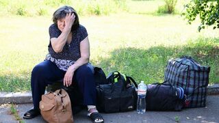 Esperando la evacuación