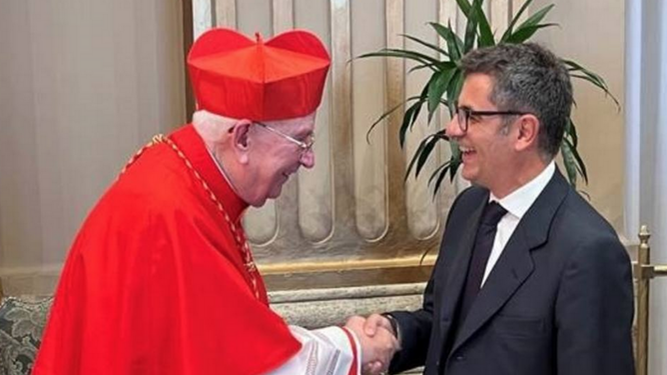 El neocardenal Vérgez y Bolaños