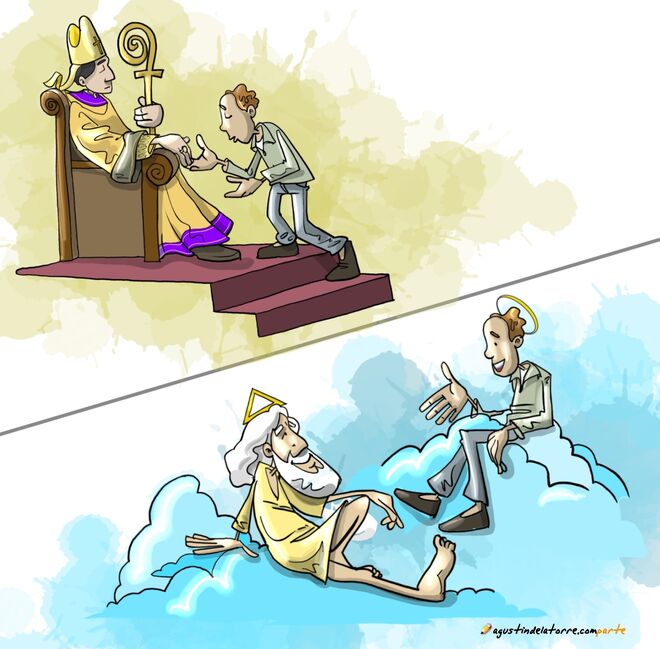 Enaltecimiento o humildad