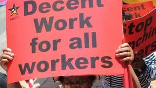 Manifestación en Pretoria