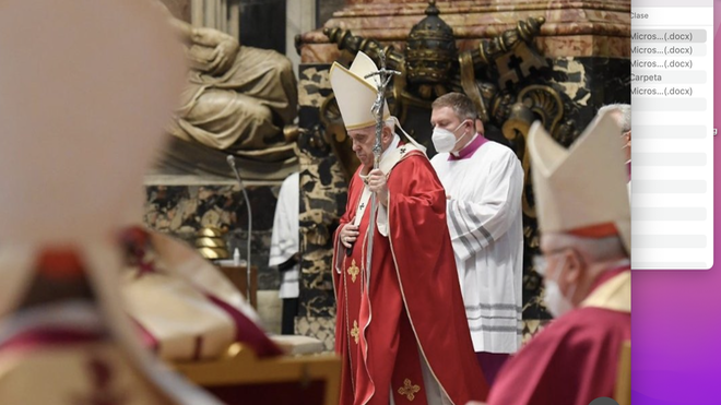 Francisco, en la ceremonia del consistorio del 27 de agosto