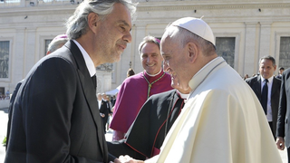Francisco asistirá a un encuentro con Andrea Bocelli, Denzel Washington, J Balvin y otros artistas