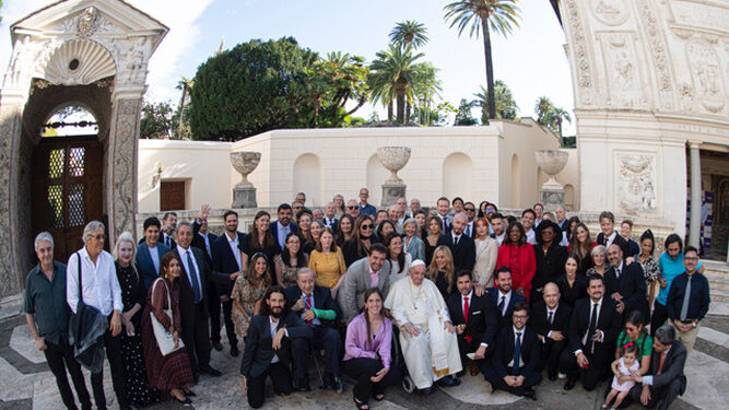 Foto de familia con el Papa