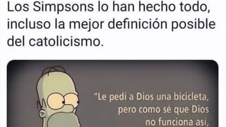 Católicos estilo Simpsons