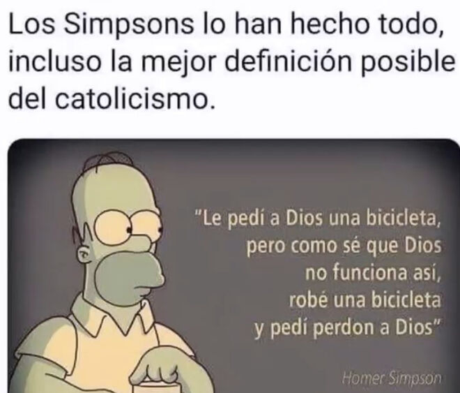 Católicos estilo Simpsons