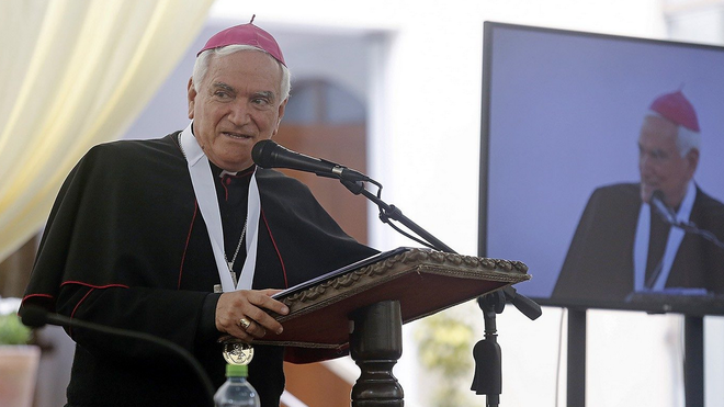 El exnuncio en Perú, Nicola Girasoli