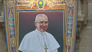 Lienzo del nuevo beato, Juan Pablo I