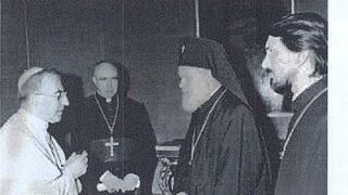 Nikodim con Juan Pablo