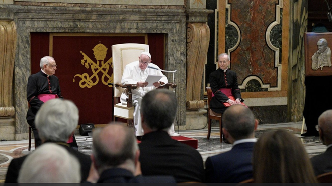Francisco durante la audiencia